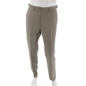 Topman Mens Beige Dress Pants Wool Blend Button Size 34